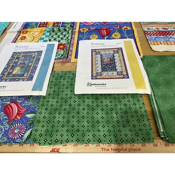 Quilt Kit and Fabric " Seasons" By Christine Graf Clothworks Cotton Sewing Quilt - Picture 11 of 16